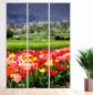 Preview: Tulpenfluss, Flächenvorhang 3er Set